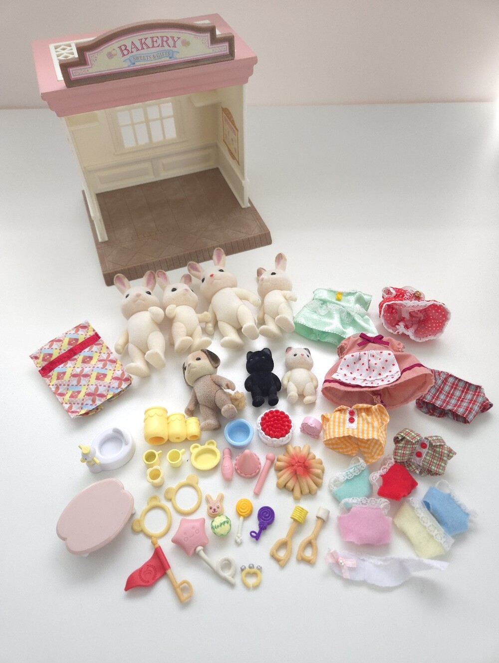 Calico Critters Sylvanian Families Mixed Lot of Figures, Clothes and Accessories